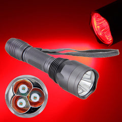 XANES C10 3x  T6 960LM Red Light / Green Light Functional Hunting Searching Flashlight