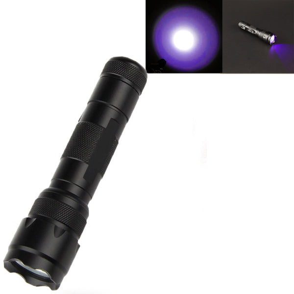 XANES 502B 2 1200LM Blue Light / Red Light / Green Light / UV Purple Light Functional Hunting Searching Flashlight Fluorescence Detection