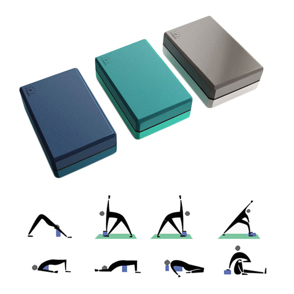 YUNMAI 2PCS High Density EVA Yoga Blocks Sports Gym Body Shaping Health Training Fitness Exercise Tools