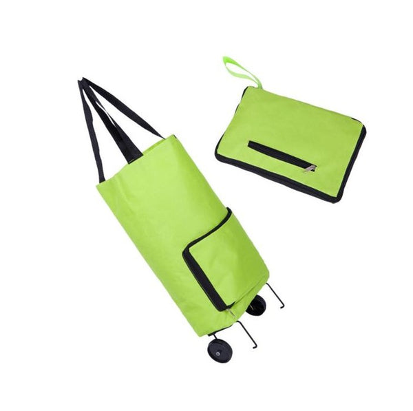 Color: green - 3 in 1 Heavy Duty Shopping Cart