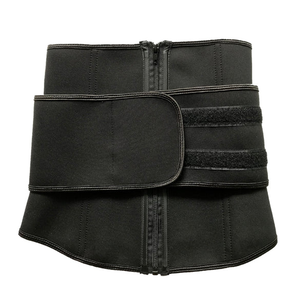 Size: XL, Model: Single strap, Color: Black - sports belts fitness girdle abdomen corset belts belt waist corset sweat belt